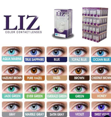 LIZ Color Eye Contact Lenses , Sareya Beauty Supply